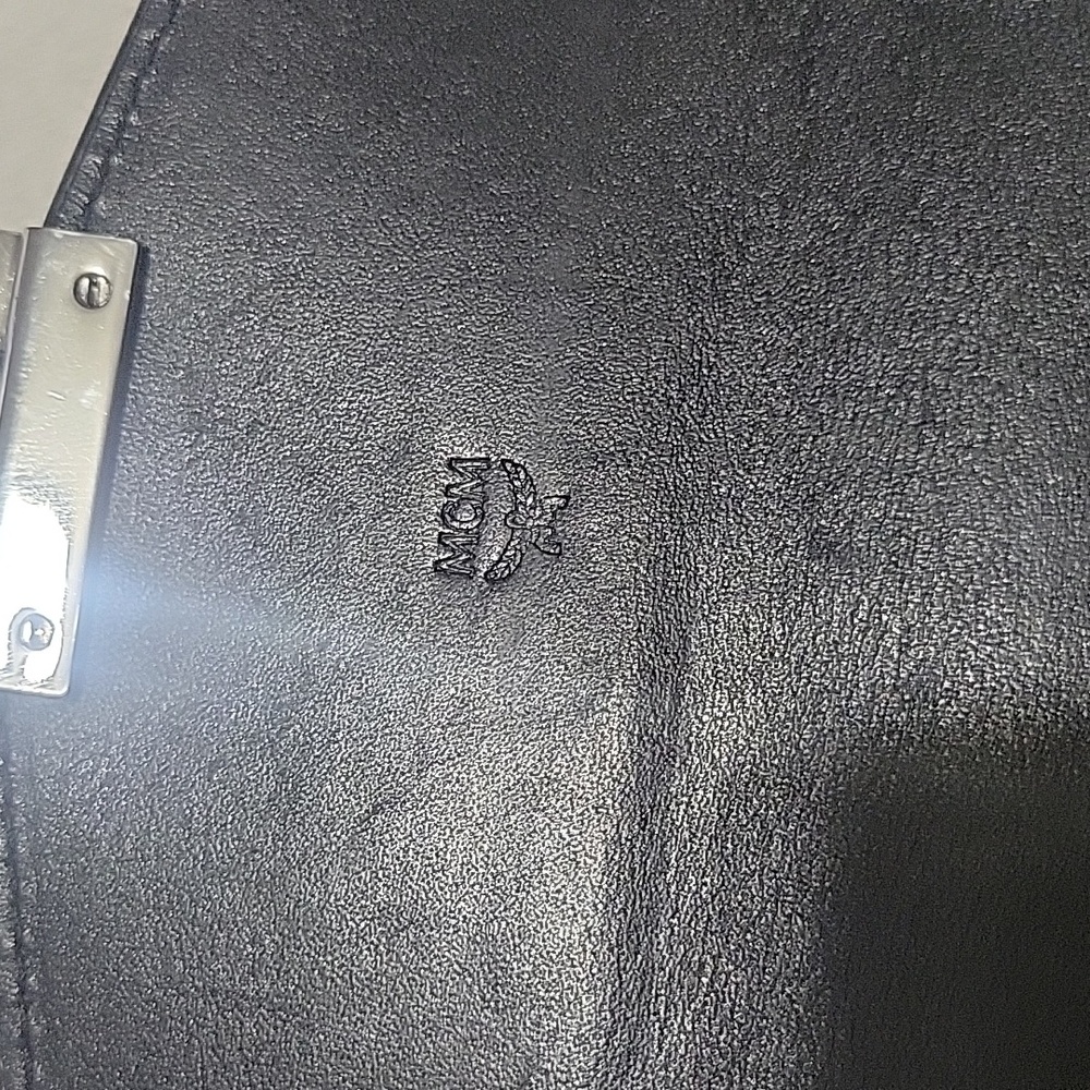MCM Patricia Visetos Leather Wallet on a Chain - Picture 6 of 13